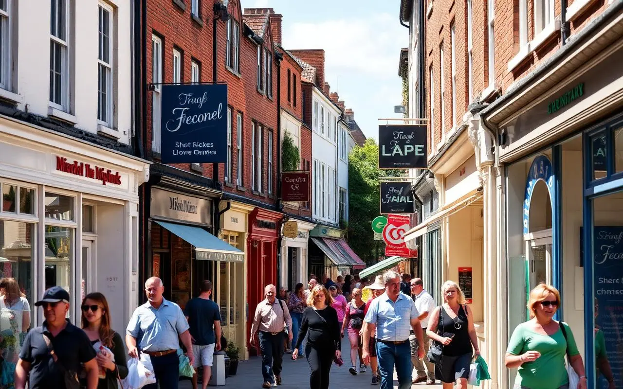Thriving high street community